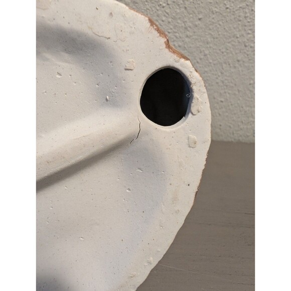 Vintage Lighted Santa North Pole Village House Ceramic Christmas Decoration 7" - Picture 9 of 11